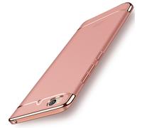 Étui de Portable Protection pour Xiaomi Mi 5s Pare-Chocs 3 IN 1 Chrome or Rose