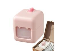 Étui De Pour Cotons Carrés Boîte de Rangement 2-en-1 pour Disques de Coton | Rangement Pour Démaquillant Liquide pour Femmes Amatrices de Beauté uses Gym Camping Vacances