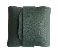 Étui de préservatif en Cuir, étui de préservatif, Accessoire Discret pour Petit Sac à Main avec préservatif, Poche/Sac/étui de Voyage Discret pour la Protection et l'accessibilité, Vert,