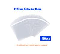 Étui de protection - 100 pièces pour CD de jeu PS2, pochettes refermables en plastique OPP, pochettes