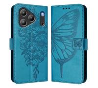Étui de Protection 360° pour Blackview Wave 7C, Coque à Rabat en Cuir PU, Antichoc, Porte-Cartes, Support Réglable, Installation Facile.A04