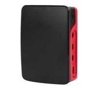 Étui de Protection ABS pour 4B Coque Officielle Fente à encliqueter Trou précis Boîtier résistant à la Corrosion Résistance aux Hautes températures Couvercle Anti-poussière (Noir Rouge)