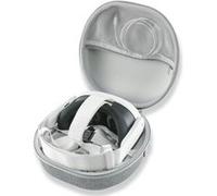 Etui de protection Alpha Omega Players pour casque réalité virtuelle Meta Quest 3 Blanc et gris Blanc et gris E