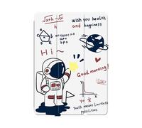 Étui de Protection Anti-Chute pour Tablette iPad Mini 1 2 3 4 5, imprimé Astronaute, Rembourrage de Style Livre et Housse de Protection en Silicone Absorbant Les Chocs(for Air3(10.5"))