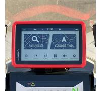 Étui de Protection Antichoc pour GPS de Moto, Compatible avec Les modèles Garmin Zumo XT - XT2 - XT3 (6") - Tread - Tread2, Rouge, Garmin Tread 2