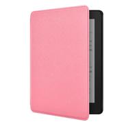 Étui de Protection avec Auto Sleep Smart Cover Imperproof Ebook Case for Kindle Paperwhite Signature 2024 Sorti (Rose)