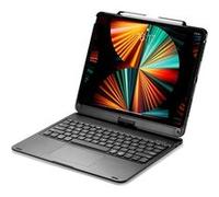 Urban Factory Étui-clavier Lumee iPad Pro 12,9" Bluetooth AZERTY pavé tactile rétroéclairé Noir