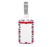 Étui de protection avec drapeau britannique (vertical), imprimé des deux côtés, largement utilisé par les médecins, les travailleurs et les journalistes.