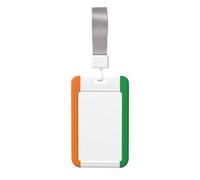 Étui de protection avec drapeau de la Côte d'Ivoire (vertical), imprimé des deux côtés, largement utilisé par les médecins, les travailleurs et les journalistes.