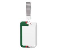 Étui de protection avec drapeau de l'Algérie (verticale), imprimé des deux côtés, largement utilisé par les médecins, les travailleurs et les journalistes.