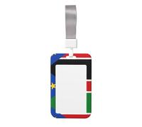 Étui de protection avec drapeau du Soudan du Sud (vertical), imprimé des deux côtés, largement utilisé par les médecins, les travailleurs et les journalistes.