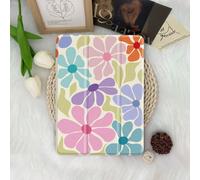 Étui de protection avec motif floral minimaliste compatible avec iPad 7/8/9/10.2", iPad 10e génération, Kindle Paperwhite 12e génération 2024, Kindle (11e génération) version 2022, Kobo Clara Colour,