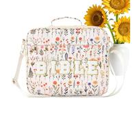 Étui de protection Bible - Organiseur de lettres en chenille avec bandoulière | Sac d'études bibliques à la mode | Pour femmes, adolescentes, filles, papeterie, travail, étude, école, bureau, église