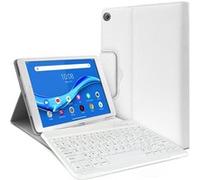Étui de Protection - Lenovo - Tab M10 FHD Plus - Clavier Bluetooth Azerty - Couleur Blanc - Compatible TB-X606F