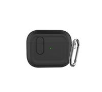 Étui de protection Bluetooth compatible avec AirPods Pro 3, housse magnétique en silicone avec porte-clés Black