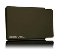 Étui de protection breveté | RFID NFC et bloqueur de champ magnétique | Protection de carte pour cartes de crédit, cartes de débit, cartes d'identité | Couverture de protection des cartes contre le vol de données | Protection des données à 100 % vérifiée par CTC/advanced (membre du groupe RW TÜV) | Espresso