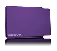 Étui de protection breveté | RFID NFC et bloqueur de champ magnétique | Protection de carte pour cartes de crédit, cartes de débit, cartes d'identité | Couverture de protection des cartes contre le vol de données | Protection des données à 100 % vérifiée par CTC/advanced (membre du groupe RW TÜV) | Viola