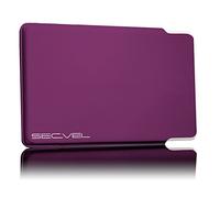 Étui de protection breveté | RFID NFC et bloqueur de champ magnétique | Protection de carte pour cartes de crédit, cartes de débit, cartes d'identité | Couverture de protection des cartes contre le vol de données | Protection des données à 100 % vérifiée par CTC/advanced (membre du groupe RW TÜV) | Clover