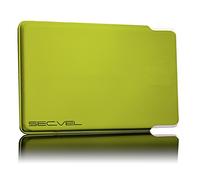 Étui de protection breveté | RFID NFC et bloqueur de champ magnétique | Protection de carte pour cartes de crédit, cartes de débit, cartes d'identité | Couverture de protection des cartes contre le vol de données | Protection des données à 100 % vérifiée par CTC/advanced (membre du groupe RW TÜV) | Lemon