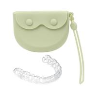 Étui de protection buccale - Sac de rangement pour prothèses dentaires, récipient de retenue portable avec trou de drainage, support pour prothèse dentaire pour l'organisation, léger, compact