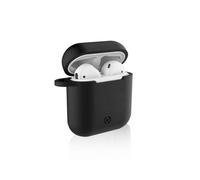 Étui de protection Celly AIRPODS 1/2 GEN Casque Noir Silicone Plastique