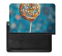 Étui de protection coloré pour passeport avec blocage RFID - Porte-carte d'identité - Portefeuille de voyage sécurisé pour tickets de passeport, cartes de crédit, style, taille unique, Style :, Taille