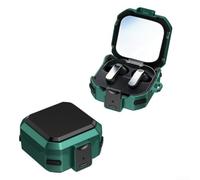 Étui de protection compact pour Buds4 Pro Drop pour preuve Compact (vert) | Couvercle de verrouillage sécurisé, empêche l'ouverture accidentelle, facile à transporter, protection contre les chutes