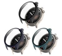 Étui de protection compatible avec Amazfit Balance - Avec film de protection d'écran anti-rayures - En TPU souple - Accessoire Amazfit Balance A2286 (lot de 3)