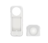 Étui de Protection Compatible avec Corps et Objectif X4, Souple, antidérapant, Anti-Rayures, Accessoire Compatible avec la caméra Insta 360 X4(White for X4)