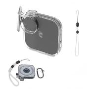 Étui de protection compatible avec enregistreur de travail Anker Soundcore, coque en PC à fermeture magnétique, pochette de rangement anti-poussière avec cordon et mousqueton
