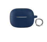 Étui de Protection Compatible avec Les écouteurs sans Fil pour Moto Buds 2 - Étui de Protection en Silicone Souple et résistant aux Chocs, Muni d'une Boucle, Bleu