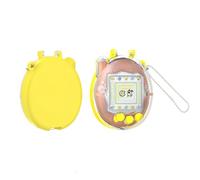 Étui de protection compatible avec Tamagotchi Connection Virtual Pet - Résistant aux chocs - Étanche - Accessoires de jouets rétro inclus (jaune)