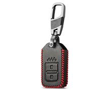 Étui de Protection de clé à Distance de Voiture en Cuir Accessoires de Porte-clés de Coque de Couverture pour Honda Vezel City Civic Jazz CRV Crider HRV Fit Freed