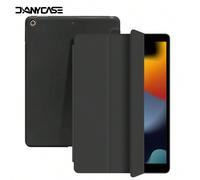 Étui de protection de couleur noire unie DANYCase compatible avec IPad A16, Air 11/13, M3 2025, Mini 7, A17, Pro 2024, Air 11/13, M2 2024, Pro 11/13, M4 2024 (7e, 8e, 9e génération, 10,2 pouces), Air 