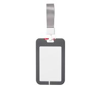 Étui de protection détachable avec cordon de serrage imprimé sucette, porte-badge, carte