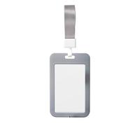 Étui de protection détachable avec cordon de serrage imprimé sucette, porte-badge, carte