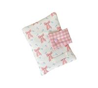 Étui de protection élégant avec motif floral et nœud papillon pour journal intime et voyage, bureau, carnet imprimé floral, étui de protection pour étudiant