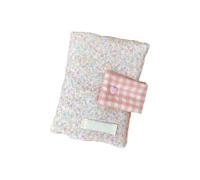 Étui de protection élégant avec motif floral et nœud papillon pour journal intime et voyage, bureau, carnet imprimé floral, étui de protection pour étudiant