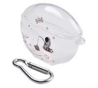 Étui de protection élégant avec porte-clés pour Xiaomi Redmi Buds4 Active élégant et portable Motif astronaute de pêche