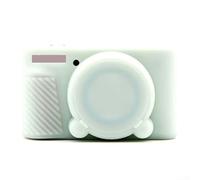 Étui de protection élégant en silicone pour Canon PowerShot SX740 SX730 Personnalisez votre équipement (vert gelé)
