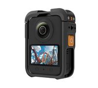 Étui de protection en aluminium pour caméra d'action DJI Osmo 360, cadre de protection intégrale à 360 ° avec couvercle d'objectif, adaptateur d'extension multifonction pour accessoires (noir)