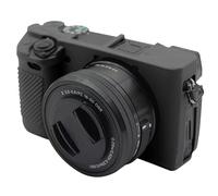 Étui de protection en caoutchouc de silicone pour appareil photo Sony Alpha ILCE-6300/A6400, noir