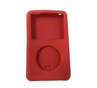 Étui de Protection en Caoutchouc Silicone pour iPod Classic 3e génération 80 Go, 120 Go, 160 Go. Étui Souple en Silicone résistant aux Chocs et aux Chutes. (Rouge)