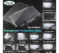 Étui de protection en cristal clair pour nintendo NDS Lite NDSi XL LL, coque rigide en plastique, housse pour 2DS nouveau 3DS XL LL GBA SP New 3DS LL