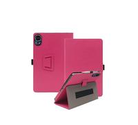 Étui de protection en cuir avec support pour tablette Teclast T70 14" - Design multifonction - Rose