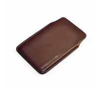 Étui de protection en cuir breveté | RFID NFC & bloqueur de champ magnétique contre le vol de données | Protection de carte pour cartes de crédit, cartes de débit, cartes d'identité | Protection des données à 100 % vérifiée par CTC/advanced (membre du groupe RW TÜV) | Rouge