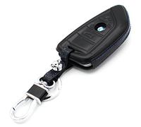 Étui de protection en cuir pour clé BD - Finest Folia (noir/bleu)