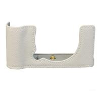 Étui de protection en cuir synthétique pour FUJI X-E5, demi-couverture en cuir synthétique pour protection contre les rayures, la poussière et les chocs (gris)