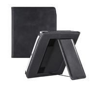 Étui de protection en cuir synthétique pour liseuse PocketBook 700 Era et Color - Fonction veille automatique - Repose-mains - Sangle élastique - Protection d'ameublement en microfibre