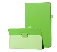 Étui de protection en cuir texturé pour tablette Sony Xperia Z1 - Fin et pliable - Protection arrière résistante aux chocs - Vert
